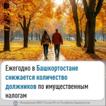 Ежегодно в Башкортостане снижается количество должников по имущественным налогам